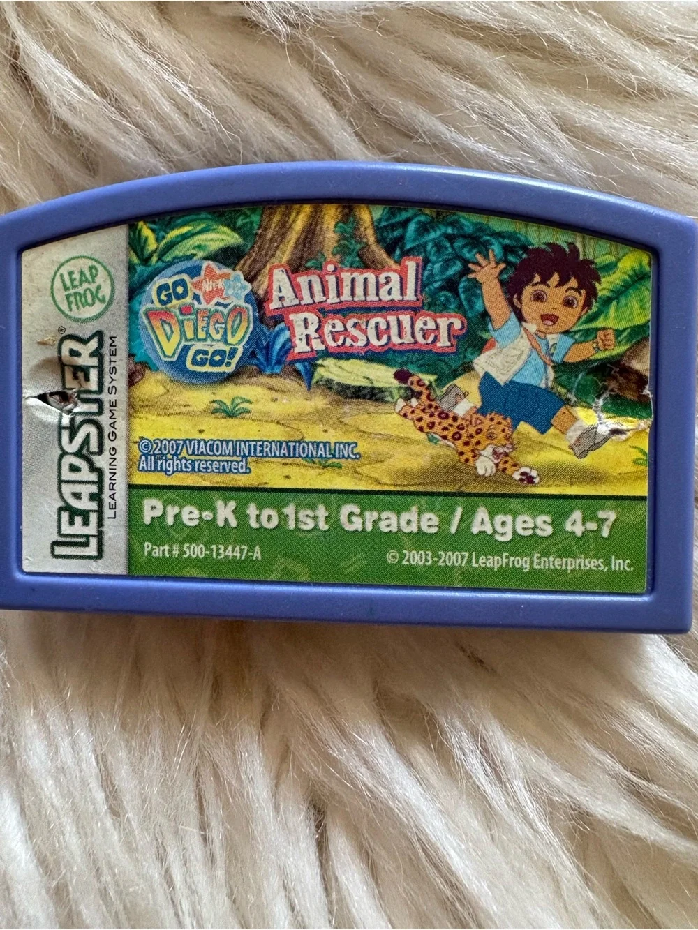 Leap Frog Leapster 1 or 2 Learning Game Go Diego Go Nick Jr Leapfrog Cartridge